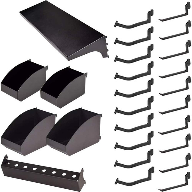 Flextur 79208050 Mobile Bench, Stand & Center Accessories; Accessory Type: 26-Piece Accessory Kit ; For Use With: Gridlok Mobile Tool Board ; Material: Steel