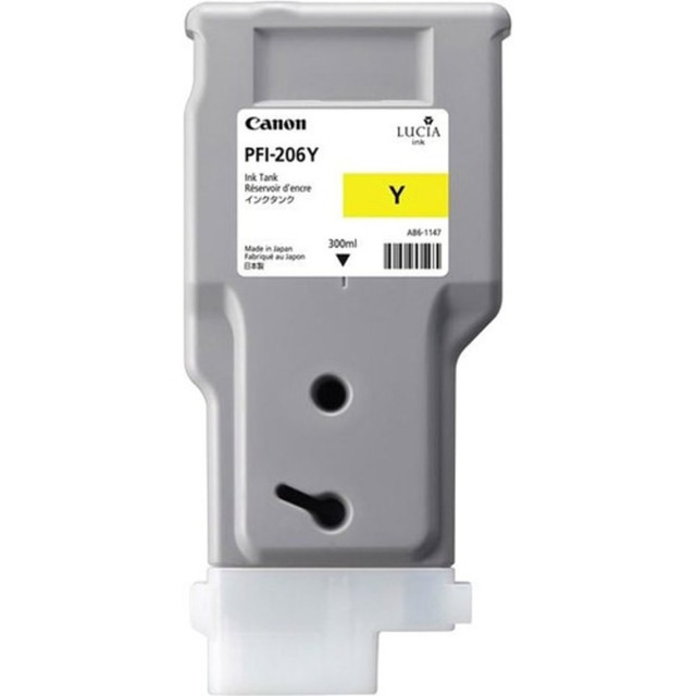 CANON USA, INC. Canon PFI206Y  PFI-206Y Original Inkjet Ink Cartridge - Yellow Pack - Inkjet