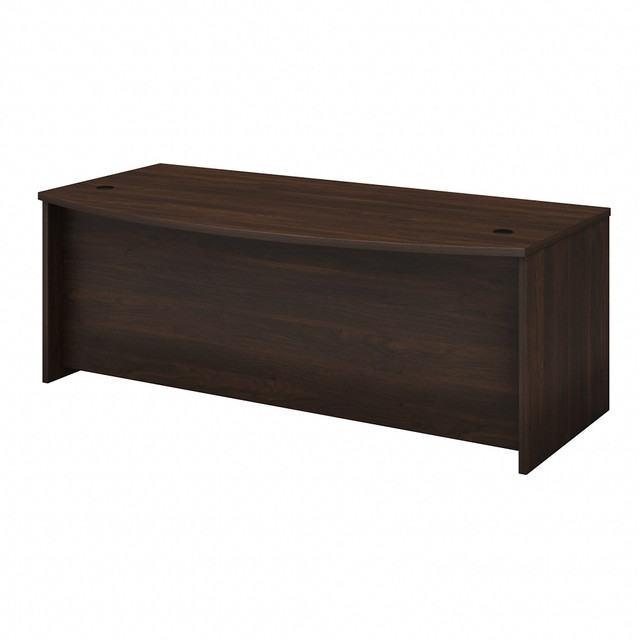 BUSH INDUSTRIES INC. Bush Business Furniture SCD172BW  Studio C 72inW Bow-Front Computer Desk, Black Walnut, Standard Delivery