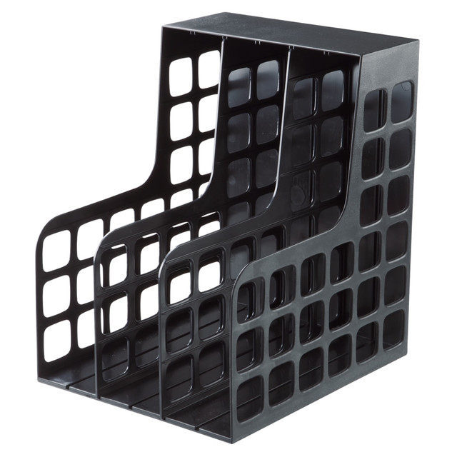 ESSELTE CORP 23004 Oxford Decorack Shelf File - 2 Divider(s) - Black - Plastic - 1 Each ESSELTE CORP 23004 Oxford Decorack Shelf File - 2 Divider(s) - Black - Plastic - 1 Each
