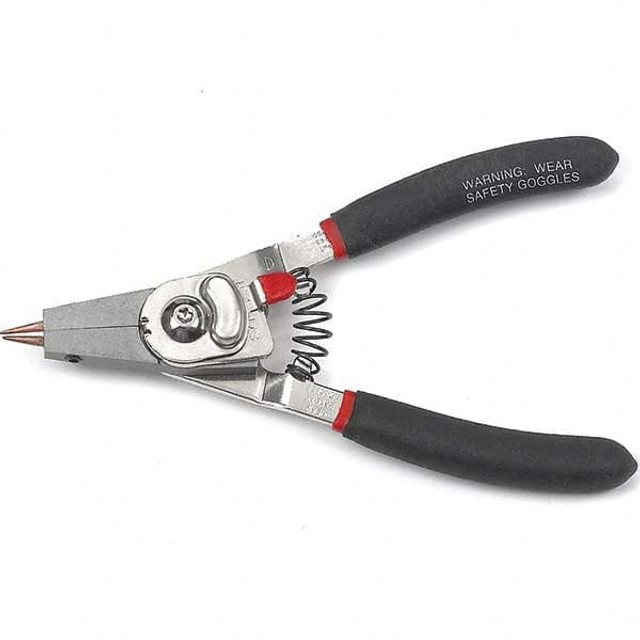 GEARWRENCH 3150D Retaining Ring Pliers; Type: 90 degrees Convertible ; Tip Diameter (Decimal Inch): 0.0240; 0.0380; 0.0470 ; Overall Length (mm): 6.00 ; Body Material: Steel ; Handle Material: Double Dip ; Handle Color: Black