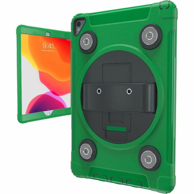 CTA DIGITAL PAD-MSPC10G  Magnetic Splash-Proof Case For Apple iPad 7th/ 8th/ 9th Gen 10.2, iPad Air 3, iPad Pro 10.5, Green