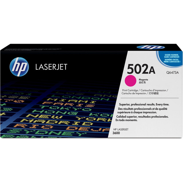 HP INC. Q6473A HP 502A Magenta Toner Cartridge, Q6473A