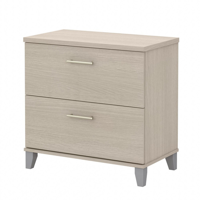 BUSH INDUSTRIES INC. WC81180 Bush Furniture Somerset 29-3/4inW x 16-3/4inD Lateral 2-Drawer File Cabinet, Sand Oak, Standard Delivery