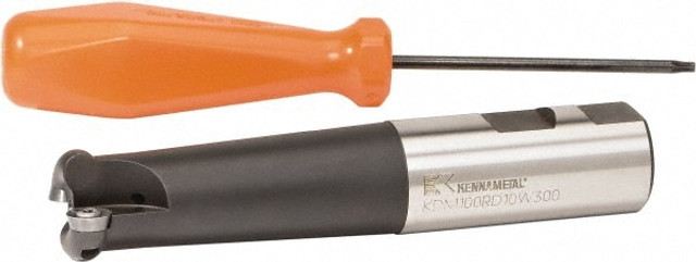 Kennametal 2251753 Indexable Ball Nose End Mill: 3/4" Cut Dia, 5.28" OAL