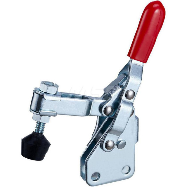 ShopForce 50560 Manual Hold-Down Toggle Clamp: Vertical, 100 lb Capacity, U-Bar, Straight Base