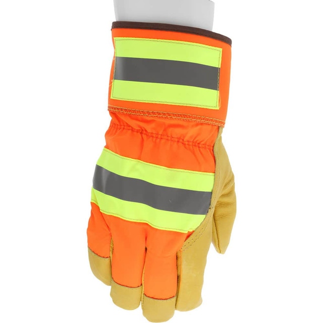 MCR Safety 19261L Gloves: Size L, Thermosock-Lined, Leather