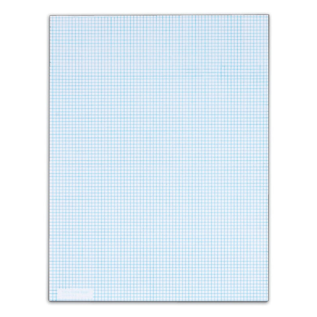 TOPS BUSINESS FORMS TOPS 22005  Quadrille Pads With Heavyweight Paper, 8 x 8 Squares/Inch, 50 Sheets, White