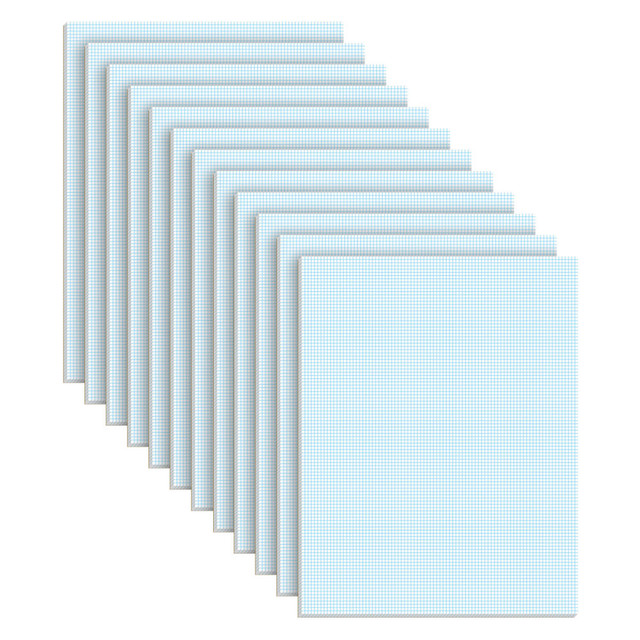 TOPS BUSINESS FORMS TOPS 33101  Quadrille Pads With Heavyweight Paper, 10 x 10 Squares/Inch, 50 Sheets, White