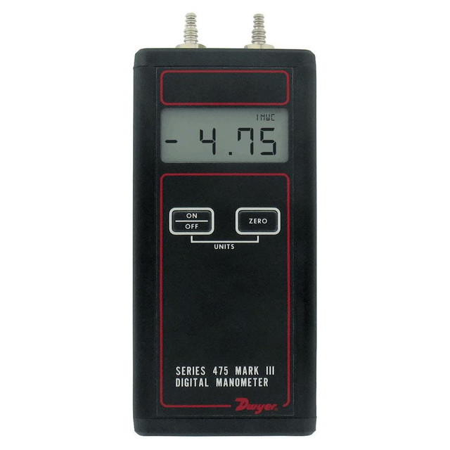 Dwyer 475-1-FM 11 Max psi, 0.5% Accuracy, Handheld Digital Manometer