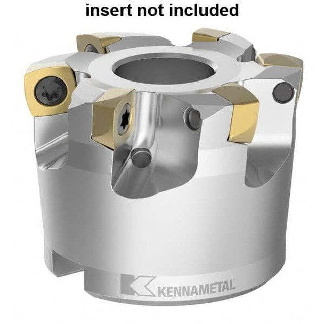 Kennametal 6025612 Indexable High-Feed Face Mill: 0.75" Arbor Hole