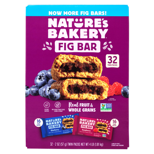 NATUREs BAKERY LLC 900-00151 NATUREs BAKERY Fig Bars Variety Pack, 2 oz, 32 Count NATUREs BAKERY LLC 900-00151 NATUREs BAKERY Fig Bars Variety Pack, 2 oz, 32 Count