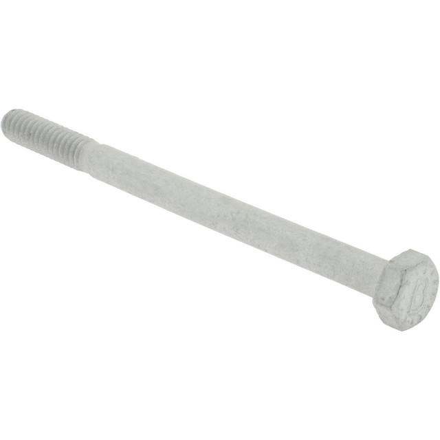 Bowmalloy BOW36039 Hex Head Cap Screw: 5/16-18 x 3-1/2", Grade 9 Steel, Zinc-Plated Clear Chromate