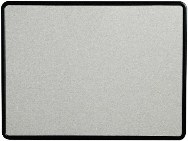 Quartet QRT7694G Fabric Bulletin Board: 48" Width, 36" Height, Fabric Board, Gray