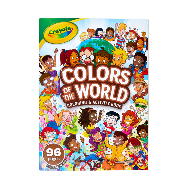 CRAYOLA LLC 04-2654 Crayola Colors Of The World Coloring Book