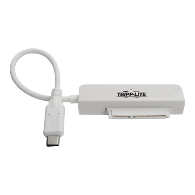 TRIPP LITE U438-06N-G2-W  6in USB-C Gen 2 to SATA III Adapter w/ UASP 2.5in Hard Drives - Storage controller - 2.5in / 3.5in shared - SATA 6Gb/s - USB 3.1 (Gen 2) - white