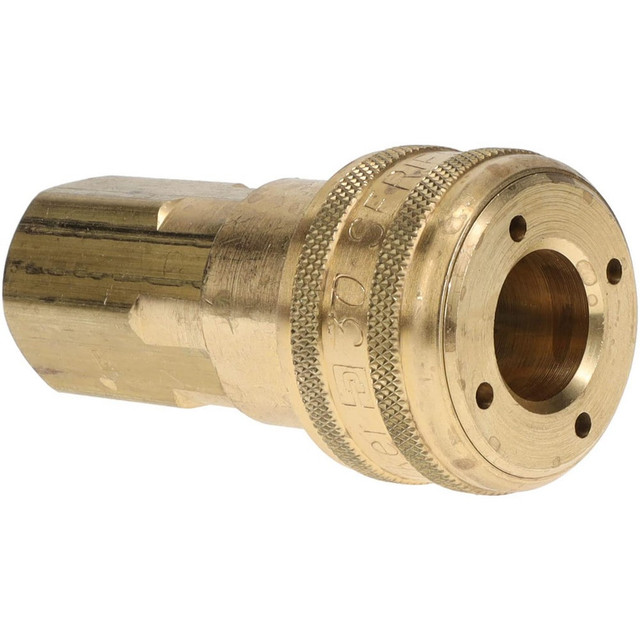 Parker B37 1/2-14 Female NPTF Industrial Pneumatic Hose Coupler