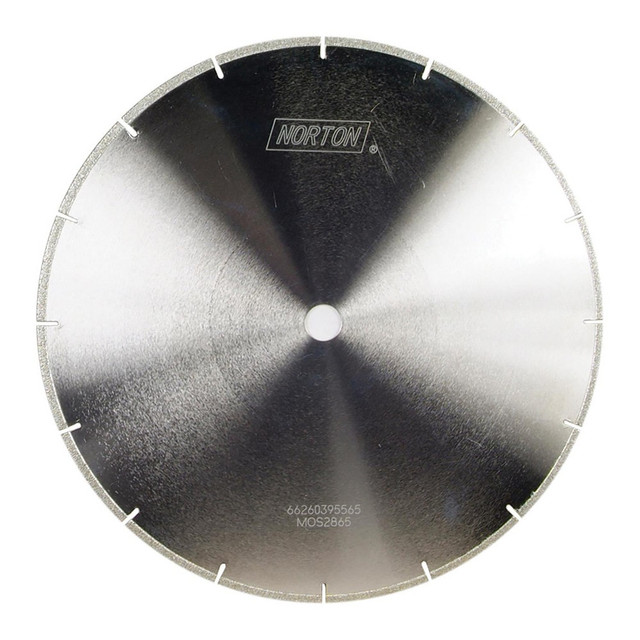 Norton 66260395565 Wet & Dry Cut Saw Blade: 16" Dia, 1" Arbor Hole