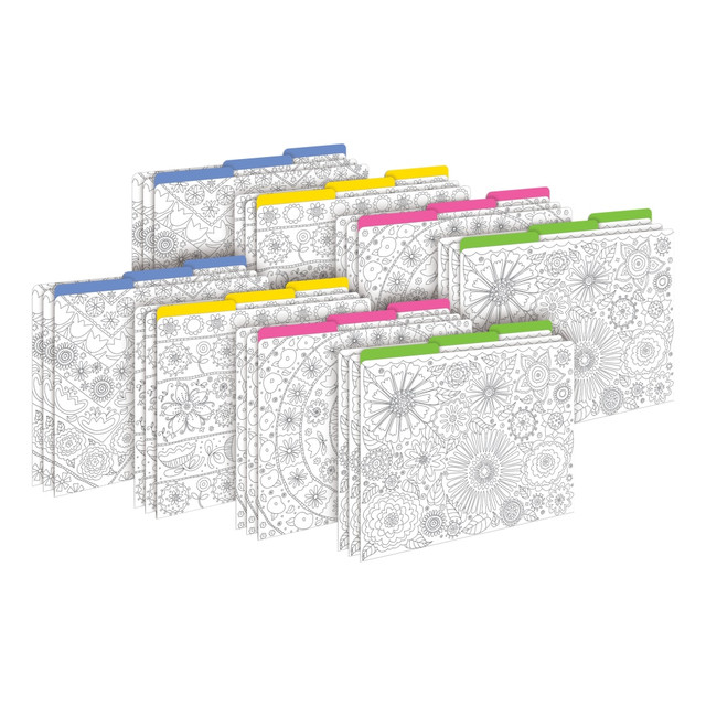 BARKER CREEK PUBLISHING, INC. BC3964 Barker Creek Tab File Folders, Letter Size, Color Me! In My Garden, Pack Of 24 Folders BARKER CREEK PUBLISHING, INC. BC3964 Barker Creek Tab File Folders, Letter Size, Color Me! In My Garden, Pack Of 24 Folders