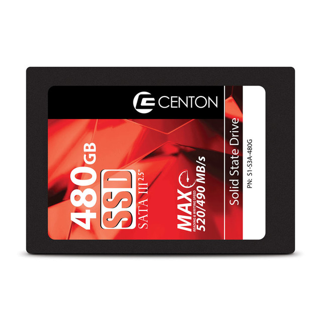 CENTON ELECTRONICS, INC. Centon S1-S3A-480G  MP Internal SATA III 2.5 Solid State Drive, 480GB