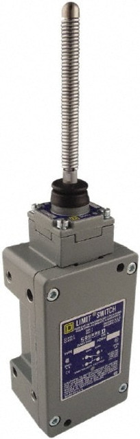 Square D 9007CR61KC General Purpose Limit Switch: DPDT, 2NC/2NO, Cat Whisker