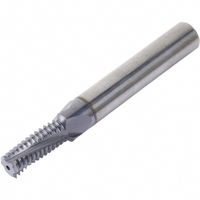 Vargus 104-00346 Helical Flute Thread Mill: 7/16-20, Internal, 4 Flute, 10.00 mm Shank Dia, Solid Carbide