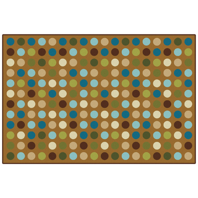 CARPETS FOR KIDS ETC. INC. 37.53 Carpets for Kids KID$Value Rugs Microdots Decorative Rug, 3ft x 4ft6in, Brown