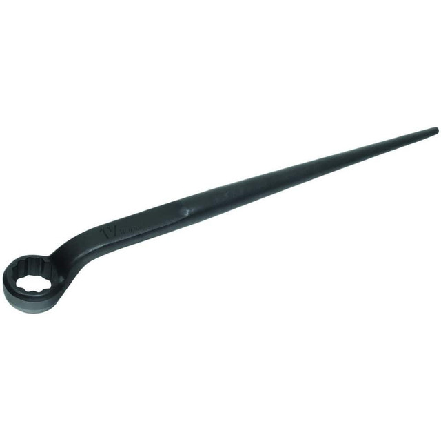 Williams JHW8909A Box Wrenches; Wrench Type: Offset Box End Wrench ; Size (Decimal Inch): 1-1/2 ; Double/Single End: Single ; Wrench Shape: Straight ; Material: Steel ; Finish: Black Oxide