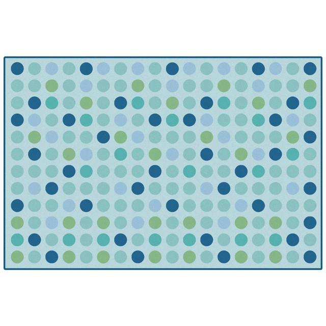 CARPETS FOR KIDS ETC. INC. 49.54 Carpets for Kids KID$Value Rugs Microdots Decorative Rug, 4ft x 6ft, Light Blue