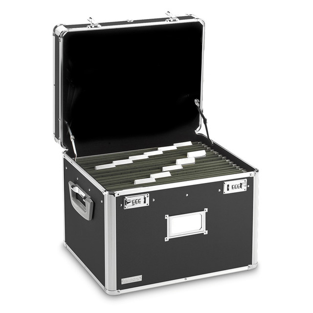 IDEASTREAM CONSUMER PRODUCTS VZ01008 Vaultz Locking Letter/Legal File Chest, 12 3/8inH x 17 5/8inW x 14inD, Black IDEASTREAM CONSUMER PRODUCTS VZ01008 Vaultz Locking Letter/Legal File Chest, 12 3/8inH x 17 5/8inW x 14inD, Black