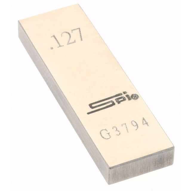 SPI 12-677-1 Rectangle Steel Gage Block: 0.127", Grade 0