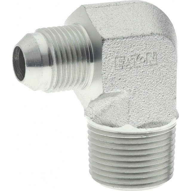 Eaton 2024-12-8S Steel Flared Tube Male Elbow: 1/2" Tube OD, 3/4 Thread, 37 ° Flared Angle