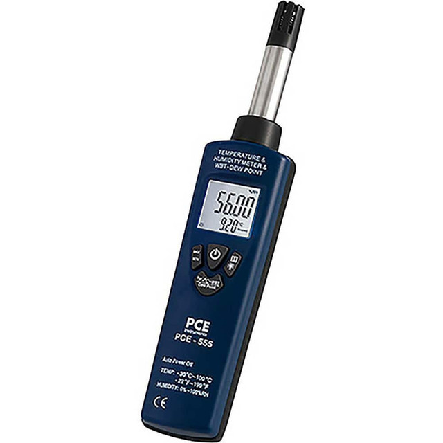 PCE Instruments PCE-555 Thermometer/Hygrometers & Barometers; Product Type: Dew Point Meter; Hygrometer; Psychrometer; Temperature/Humidity Recorder; Temperature/Humidity/Dew Pont Recorder ; Probe Type: Build-in