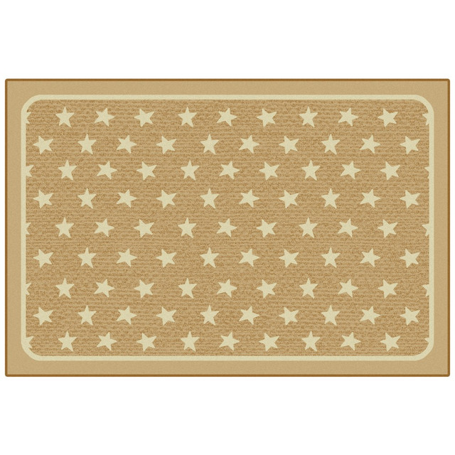 CARPETS FOR KIDS ETC. INC. 37.64 Carpets for Kids KID$Value Rugs Super Stars Decorative Rug, 3ft x 4ft6in, Brown