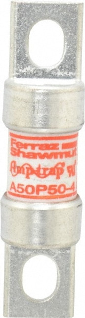 Ferraz Shawmut A50P50-4 Blade Fast-Acting Fuse: 50 A, 20.6 mm Dia