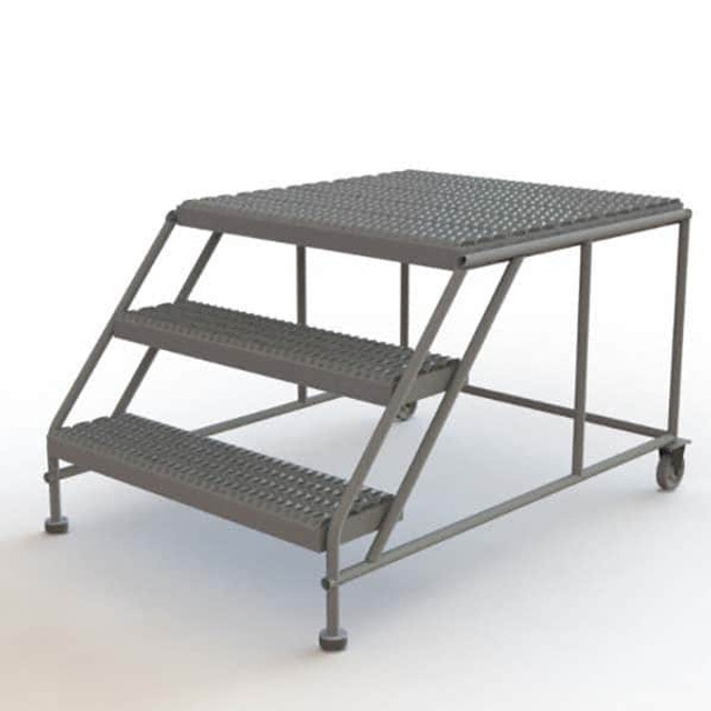 TRI-ARC WLWP033636 Steel Rolling Ladder: 3 Step