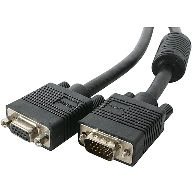 STARTECH.COM MXT101HQ_100  StarTech.com Coax High Resolution VGA Monitor Extension Cable - High-Resolution Coaxial SVGA - Display extender - HD-15 (M) - HD-15 (F) - 100 ft - 100ft VGA Cable