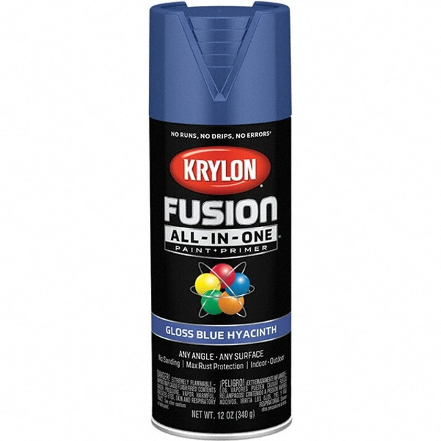 Krylon K02703007 Acrylic Enamel Spray Paint: Blue Hyacinth, Gloss, 12 oz