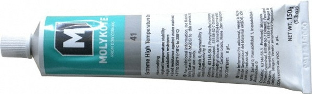 Dow Corning 0131984 High Temperature Grease: 5.3 oz Tube, Lithium & Phenylmethyl Silicone