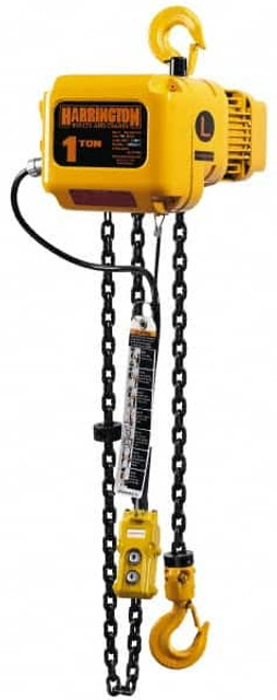 Harrington Hoist NER010L-20 Electric Chain Hoist:
