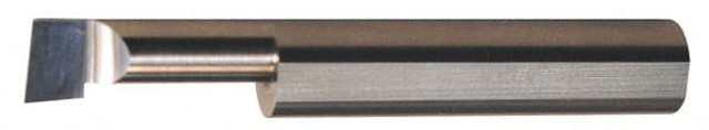 Accupro B490750R Corner Radius Boring Bar: 0.49" Min Bore, 3/4" Max Depth, Right Hand Cut, Submicron Solid Carbide