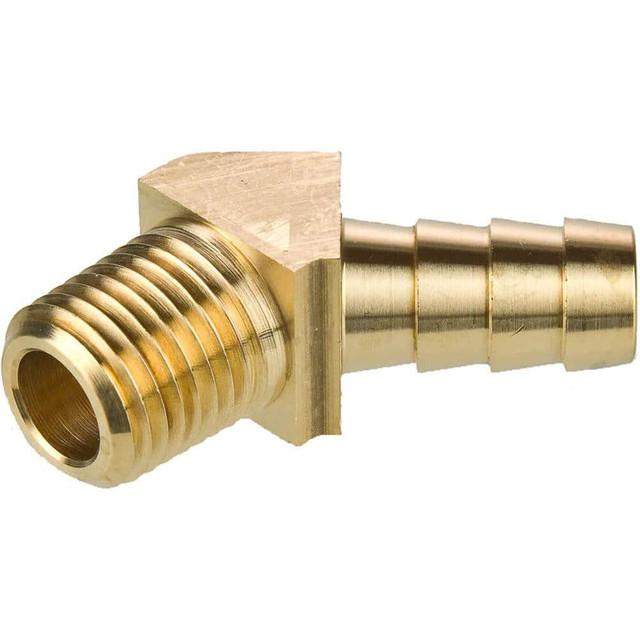 Parker 139HB-4-4 Barbed Hose Fitting: 1/4" x 1/4" ID Hose, Elbow