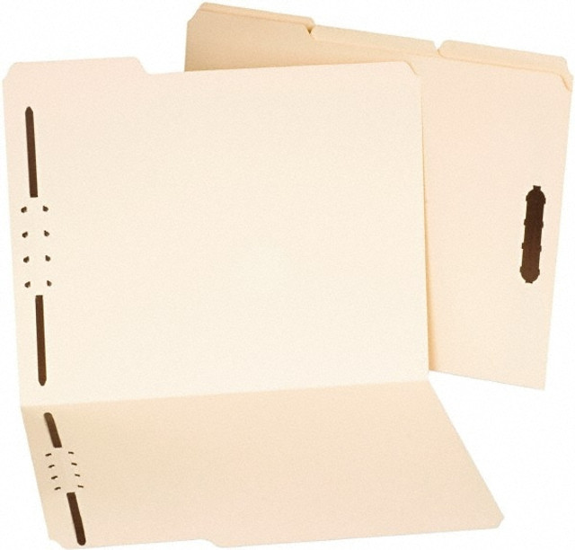 UNIVERSAL UNV13420 File Folders with Top Tab: Letter, Manila, 50/Pack
