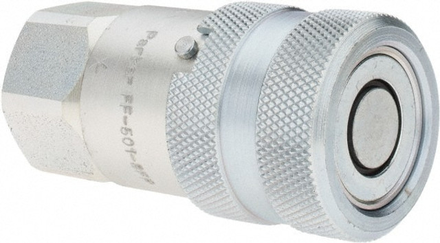 Parker 11098 Hydraulic Hose Coupler: 8 mm, 1/2"