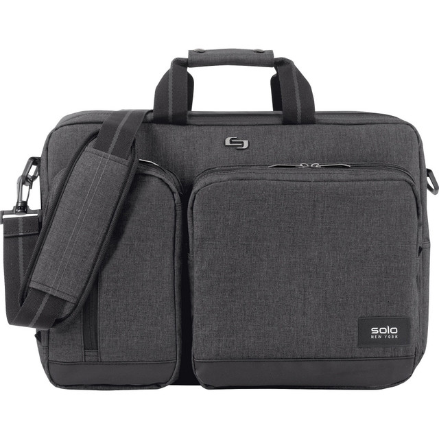 UNITED STATES LUGGAGE UBN310-10 Solo New York Duane 15.6in Hybrid Backpack Briefcase, Gray UNITED STATES LUGGAGE UBN310-10 Solo New York Duane 15.6in Hybrid Backpack Briefcase, Gray