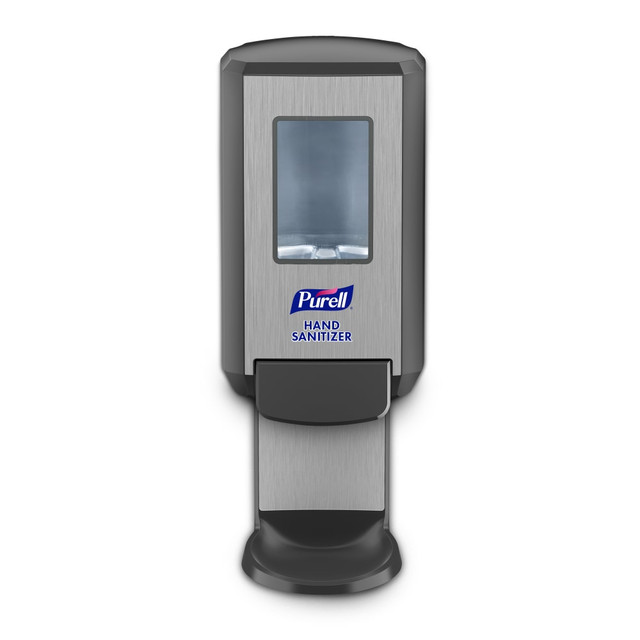 GOJO INDUSTRIES INC 5124-01 Purell CS4 Push-Style Hand Sanitizer Dispenser, Graphite