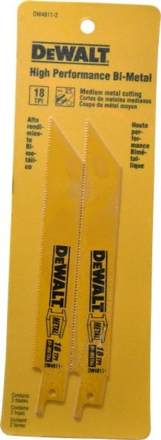 DeWALT DW4811-2 Reciprocating Saw Blade: Bi-Metal