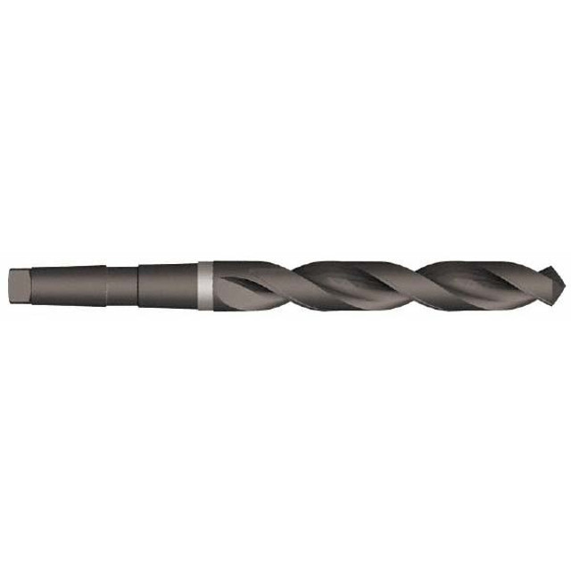 Precision Twist Drill 5999914 Taper Shank Drill Bit: 1.1094" Dia, 3MT, 118 °, High Speed Steel