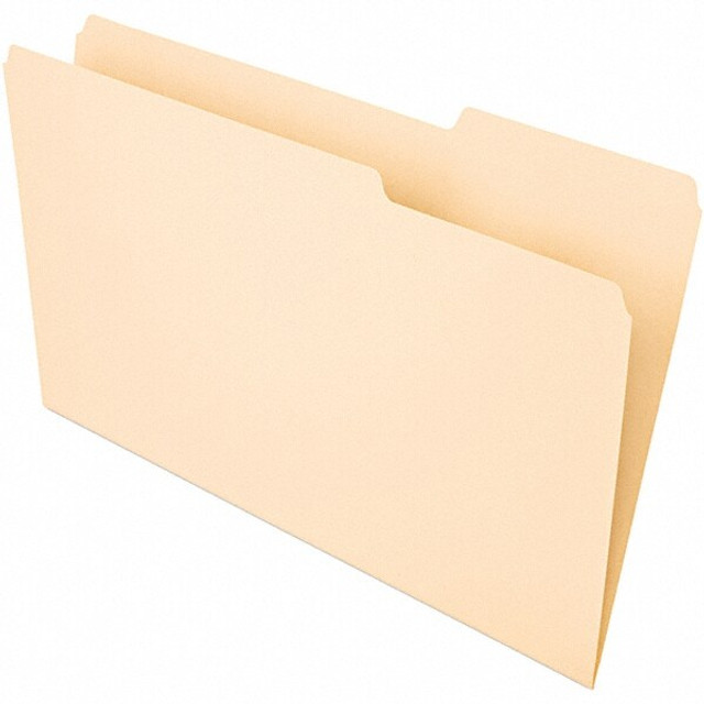 UNIVERSAL UNV15213 File Folders with Top Tab: Legal, Manila, 100/Pack