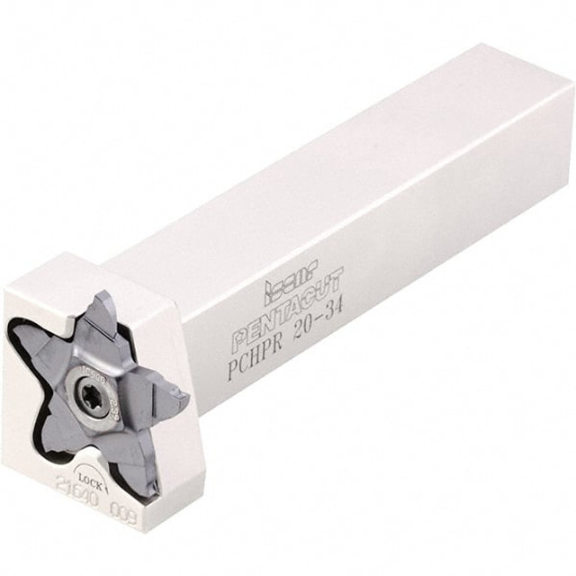 Iscar 2302415 Indexable Grooving-Cutoff Toolholder: PCHPL20-24, 0.5 to 3.2 mm Groove Width, 6.5 mm Max Depth of Cut, Left Hand